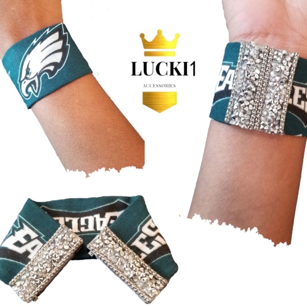 Philadelphia Eagles Diamond Magnet Bracelet